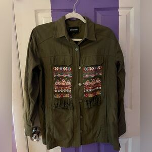 Spanish style army jacket, embroidered